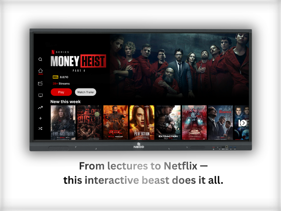 NEOD Pro Max Interactive Flat Panel 65″ | 75″ | 86" inches 